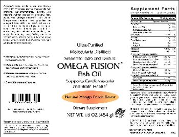 Vitamer Laboratories Omega Fusion Fish Oil Natural Mango-Peach Flavor - supplement