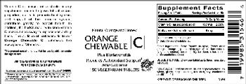 VitaCeutical Labs Orange Chewable C Natural Orange and Honey - supplement