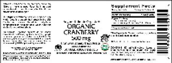 Vitamer Laboratories Organic Cranberry 500 mg - supplement