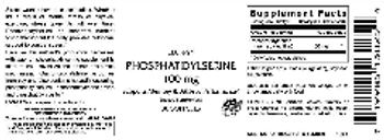 VitaCeutical Labs Phosphatidylserine 100 mg - supplement