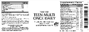 Vitamer Laboratories Teen Multi Once Daily - supplement