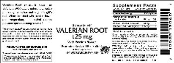 Vitamer Laboratories Valerian Root 125 mg - supplement
