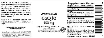 VitaCeutical Labs Vegetarian CoQ10 300 mg - supplement