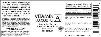 Vitamer Laboratories Vitamin A 10,000 IU - supplement