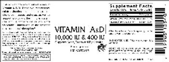 VitaCeutical Labs Vitamin A&D - supplement
