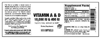 Vitamer Laboratories Vitamin A & D - supplement