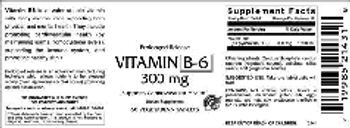 VitaCeutical Labs Vitamin B-6 300 mg - supplement
