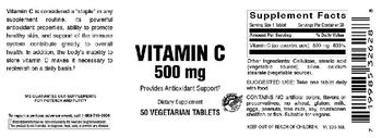 Vitamer Laboratories Vitamin C 500 mg - supplement