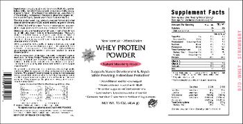 VitaCeutical Labs Whey Protein Powder Natural Strawberry Flavor - supplement