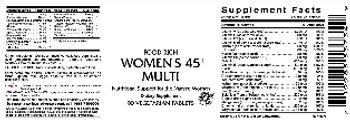 Vitamer Laboratories Women's 45+ Multi - supplement