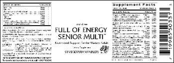 VitaCeuticals Laboratories Iron Free Full of Energy Senior Multi - supplement