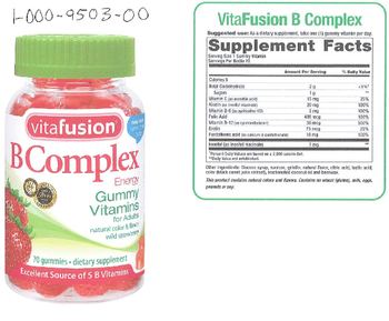 Vitafusion B Complex Energy Wild Strawberry - supplement