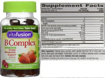 Vitafusion B Complex Natural Strawberry Flavor - supplement