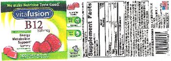 Vitafusion B12 500 mcg Natural Raspberry Flavor - supplement