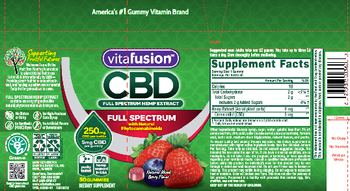 Vitafusion CBD Natural Mixed Berry Flavor - supplement