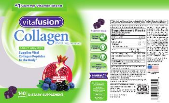 Vitafusion Collagen 2500 mg Natural Berry Pomegranate Flavor - supplement
