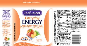 Vitafusion Everyday Energy Natural Peach Tea Flavored Blend - supplement