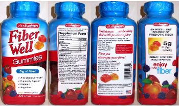 Vitafusion Fiber Well Gummies - fiber supplement