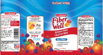 Vitafusion Fiber Well Sugar Free Gummies - fiber supplement