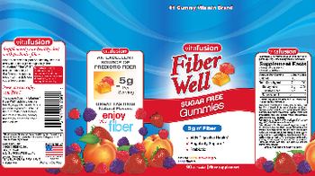 Vitafusion Fiber Well Sugar Free Gummies - fiber supplement