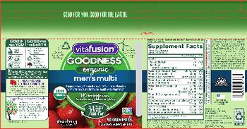 Vitafusion GOODNESS Men's Multi Strawberry - supplement