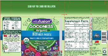 Vitafusion GOODNESS Organic Kids Best Multi Mixed Berry - supplement