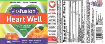 Vitafusion Heart Well Peach Delight - supplement