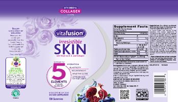 Vitafusion Irresistible Skin Natural Berry Pomegranate Flavor - supplement