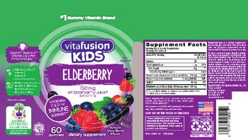 Vitafusion Kids Elderberry Natural Very Berry Flavor - supplement