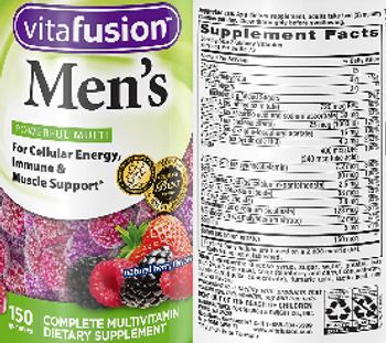 Vitafusion Men's Powerful Multi Natural Berry Flavor - complete multivitamin supplement