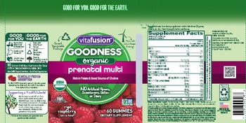 Vitafusion Organic Prenatal Multi Ripe Raspberry - supplement