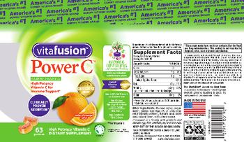 Vitafusion Power C Natural Orange Flavor - supplement