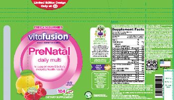 Vitafusion PreNatal Natural Raspberry Lemonade Flavor - supplement