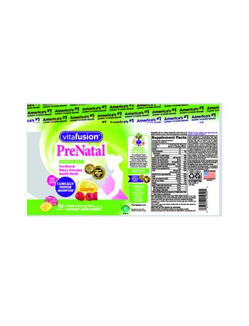 Vitafusion PreNatal Natural Raspberry Lemonade Flavor - supplement