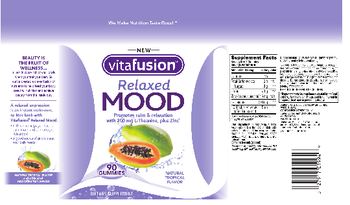 Vitafusion Relaxed Mood Natural Tropical Flavor - supplement