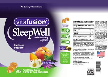Vitafusion SleepWell - supplement