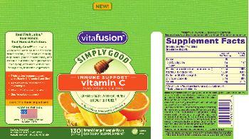 Vitafusion Vitamin C Plus Vitamin D & Zinc Natural Orange Pineapple Flavor - supplement