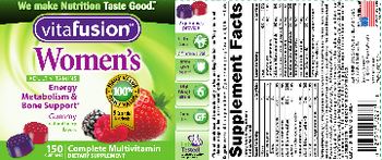 Vitafusion Women's Adult Vitamins Natural Berry Flavors - supplement