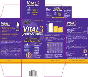 Vital 3 Joint Solution - supplement