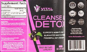 Vital Formulas Labs Cleanse & Detox - daily supplement