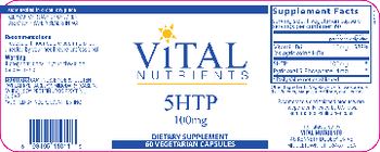 Vital Nutrients 5HTP 100 mg - supplement