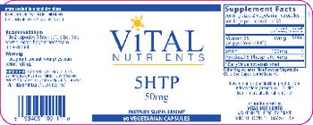 Vital Nutrients 5HTP 50 mg - supplement