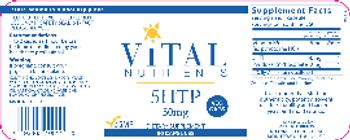 Vital Nutrients 5HTP 50 mg - supplement