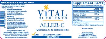 Vital Nutrients Aller-C - supplement