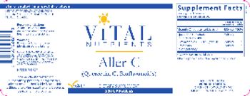 Vital Nutrients Aller-C - supplement