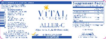 Vital Nutrients Aller-C - supplement