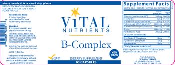 Vital Nutrients B-Complex - supplement