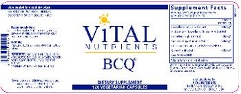 Vital Nutrients BCQ - supplement