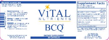 Vital Nutrients BCQ - supplement