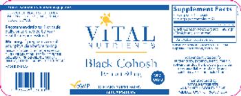 Vital Nutrients Black Cohosh Extract 80 mg - supplement